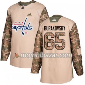 Dresovi Washington Capitals Andre Burakovsky 65 Adidas 2017-2018 Camo Veterans Day Practice Authentic - Muške